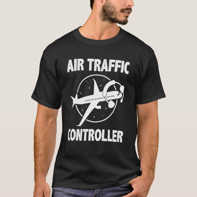 Air Traffic Controller Flight Control Expert Air M T-Shirt (Front)