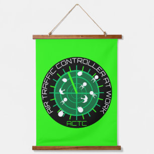 Air Traffic Controller Hanging Tapestry