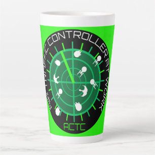 Air Traffic Controller Latte Mug