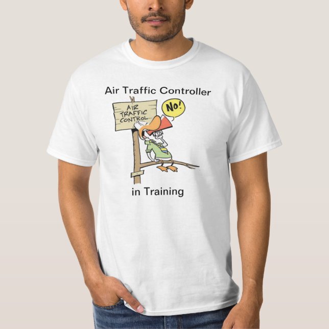 Air Traffic Controller Training Cartoon Shirt (Front)