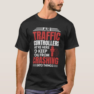 Air Traffic Controllers Aviation Airplane Graphic T-Shirt