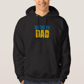 Air Traffic Dad Aviation Controller Aeroplane Love Hoodie