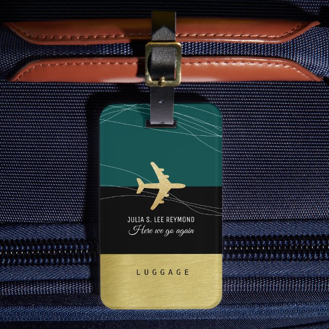 Air Travel Bags Identifier Classy Luggage Tag (Creator Uploaded)