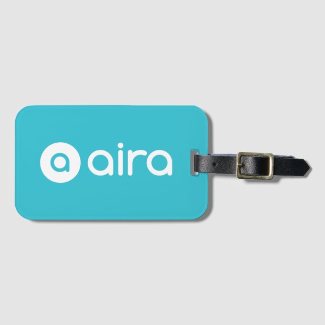 Aira Logo Luggage Tag (Front Horizontal)