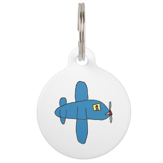 Airbeep (aeroplane) pet tag (Front)