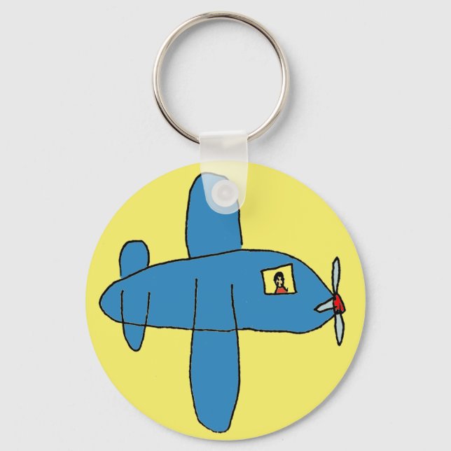 Airbeep Colourized T-Shirt Key Ring (Front)