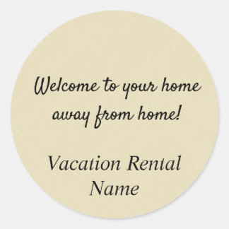 Airbnb Sticker/Vacation Rental Welcome Sticker