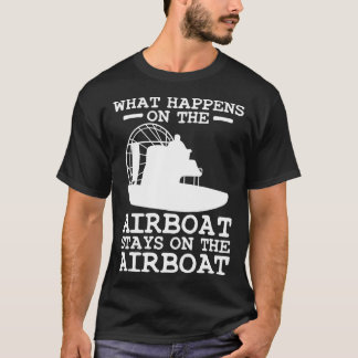 Airboat Boat Boating T-Shirt