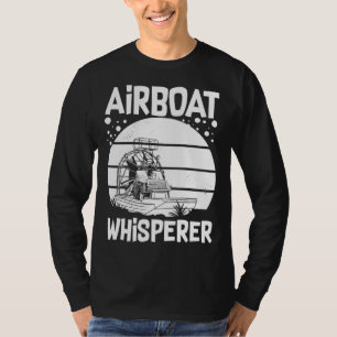 Airboat Fanboat Rc Hydroplane Racing Swamp Boat Ri T-Shirt