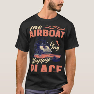 Airboat Fanboat Rc Hydroplane Racing Swamp Boat Ri T-Shirt