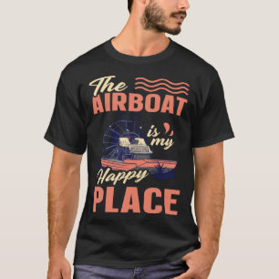 Airboat Fanboat Rc Hydroplane Racing Swamp Boat Ri T-Shirt