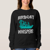 Airboat Whisperer Swamp Hydroplane Fanboat Propell