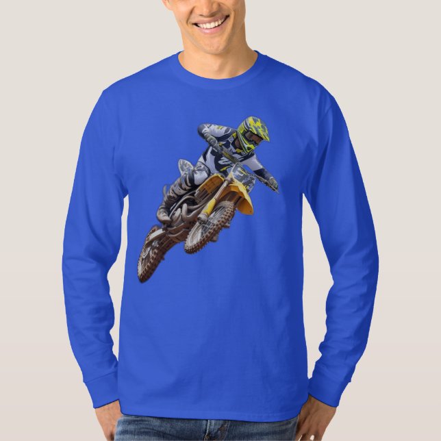 Airborne Adrenaline: Motocross Flight T-Shirt (Front)