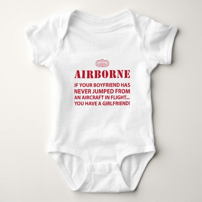 AIRBORNE BABY BODYSUIT (Front)