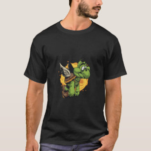Airborne Cartoon Turtle T-Shirt