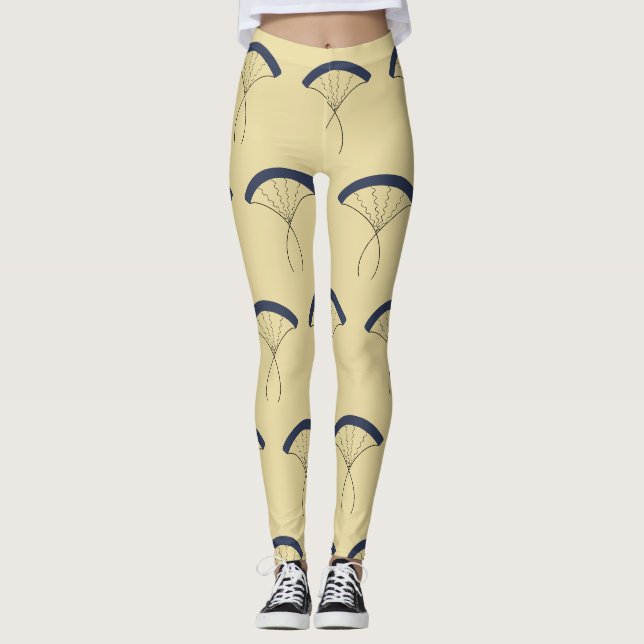 Airborne Dream Take Flight: Wind Whispers Leggings (Front)