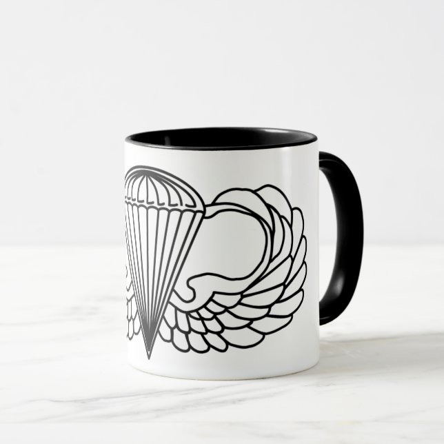 Airborne Jump Wings Mug (Front Right)