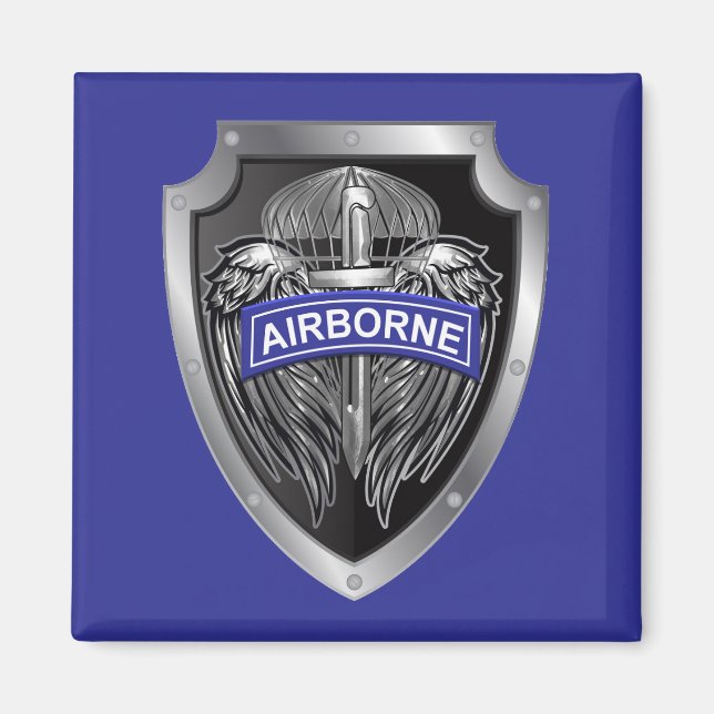 Airborne Paratrooper   Magnet (Front)