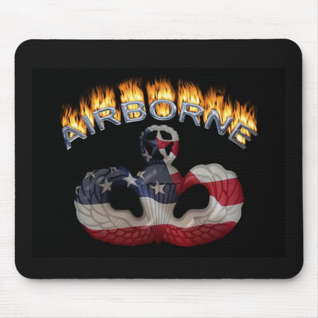  Airborne Paratrooper Mouse Pad (Front)