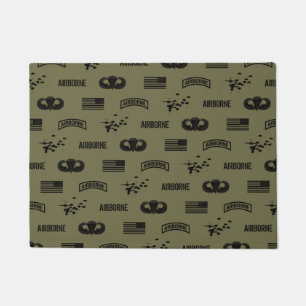 Airborne Pattern (Green) Doormat