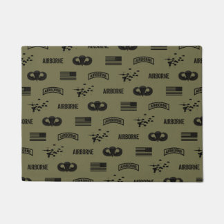 Airborne Pattern (Green) Doormat