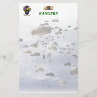 Airborne Rangers army son wife mum Stationery