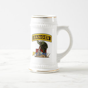 Airborne Rangers Veterans Vets LRRP Beer Stein