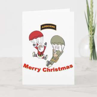 Airborne Santa II Holiday Card