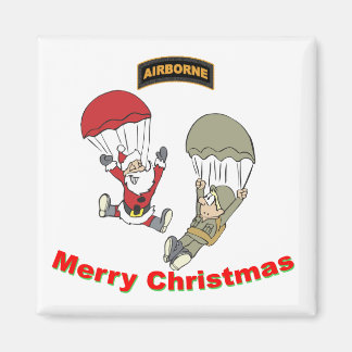 Airborne Santa II Magnet