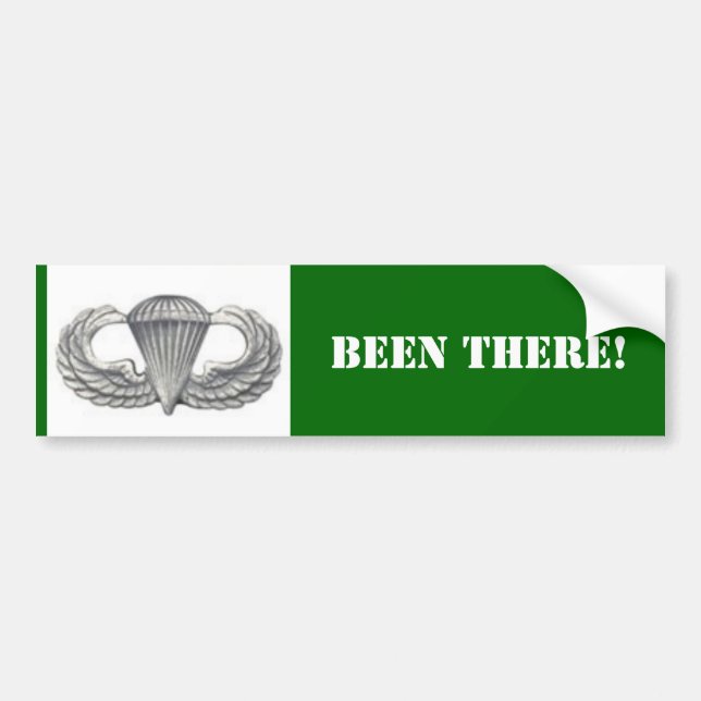 airborne wings, BEEN THERE! Bumper Sticker (Front)