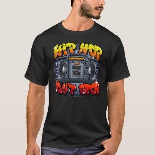 Airbrush 80’s hip hop design T-Shirt