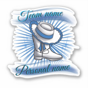 Airbrush Drill Team customisable sticker