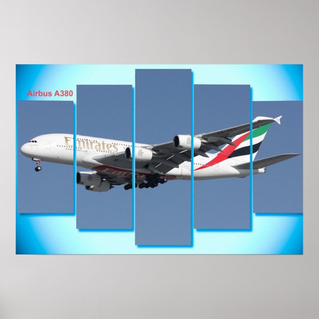 Airbus A380 for poster (Front)