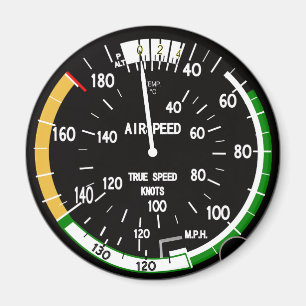 Aircraft Airspeed Indicator Flight Instrument Magnet
