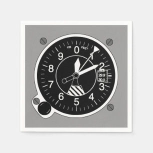 Aircraft Altimeter Napkin