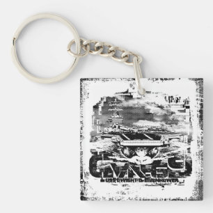 Aircraft carrier D.D.Eisenhower Acrylic Keychain