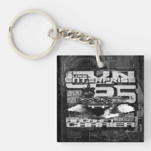 Aircraft carrier Enterprise Acrylic Keychain