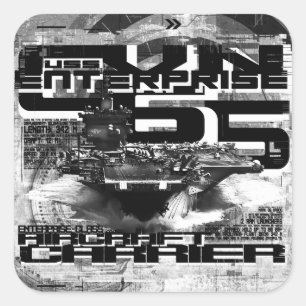 Aircraft carrier Enterprise Sticker