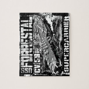Aircraft carrier Forrestal Jigsaw Puzzle Puzzle