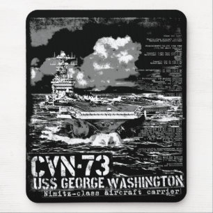 Aircraft carrier George Washington Mouse Pad