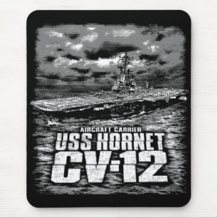 Aircraft carrier Hornet Mouse Pad