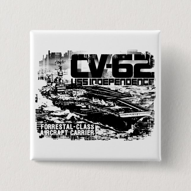 Aircraft carrier Independence Button (Front)
