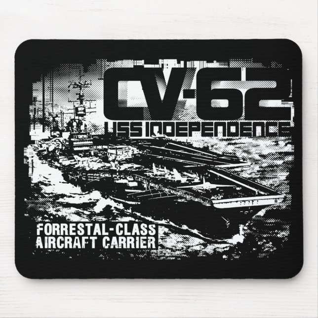 Aircraft carrier Independence Mousepad (Front)