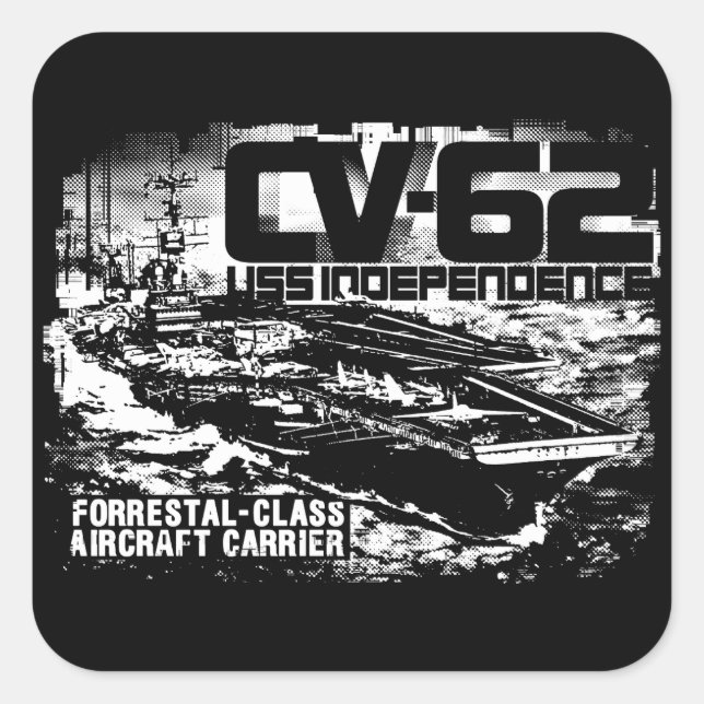 Aircraft carrier Independence Sticker (Front)