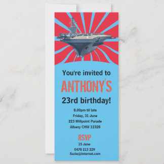Aircraft Carrier Invitation