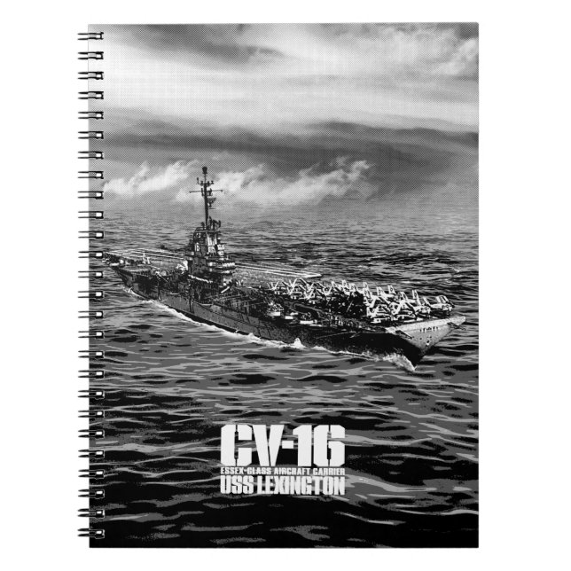 Aircraft carrier Lexington Fuji notebook (Front)