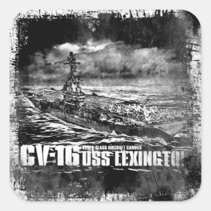 Aircraft carrier Lexington Sticker