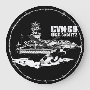 Aircraft carrier Nimitz Aif wallclock