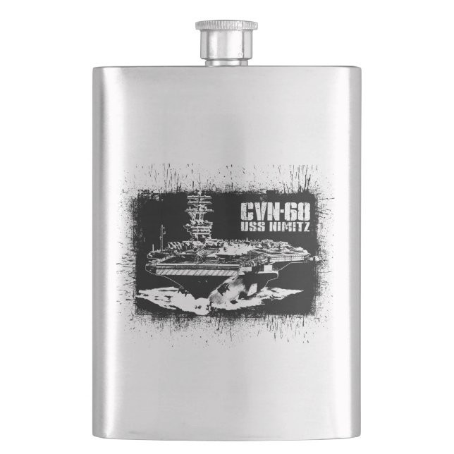 Aircraft carrier Nimitz Pioc flask (Front)