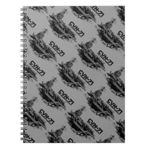 Aircraft carrier Theodore Roosevelt Fuji notebook